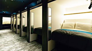 $60 Japan’s SMART POD Capsule Hotel with Electric Bed | THE MILLENNIALS SHIBUYA screenshot 4