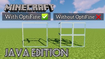 How to Clean, Clear, and Connected Glass With OptiFine in Minecraft Java Edition