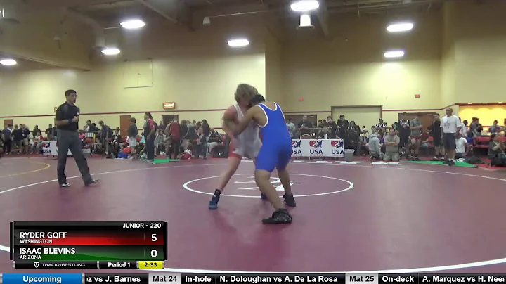 Junior 220 Ryder Goff Washington Vs Isaac Blevins ...