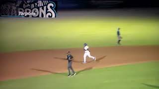 Dunedin Blue Jays Ss Ryan Cooney Hits 1St Pro Home Run Vs. Tampa Tarpons