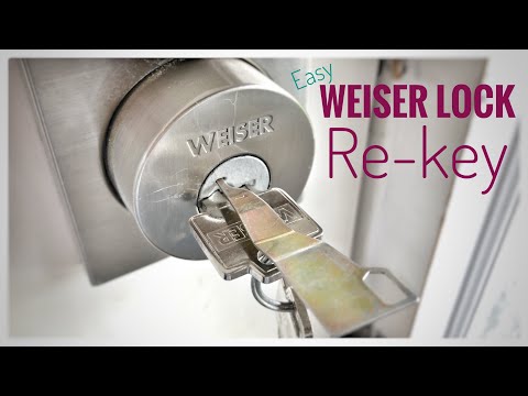 Video: Weiser Lock'u nasıl yeniden anahtarlarsınız?
