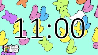 11 Minutes Easter Peeps Countdown Timer