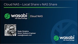 Wasabi Cloud NAS - Control Folder Demo
