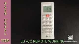 LG DUAL INVERTER AC REMOTE WORKING IN TAMIL | SET TIME | SLEEP MODE | TIMER SETTINGS