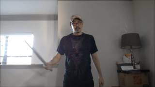 eskrima double stick double blocking