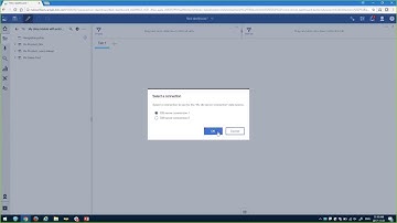 How to toggle between multiple connections In Cognos Analytics 11