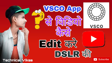 Vsco video editing tutorial step -by-step in hindi//vsco se video kaise edit kare