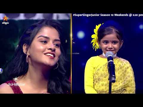 Glimpse of Manasukkulle Dhagam Song by #SriVarshini  #HarishRaghavendra ❤️😍 | Super Singer Junior 10