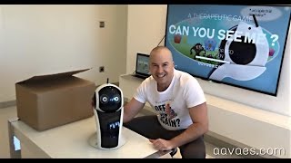 Celebrity Unboxing and first look Thecorpora´s Q.bo One Robot Wealth