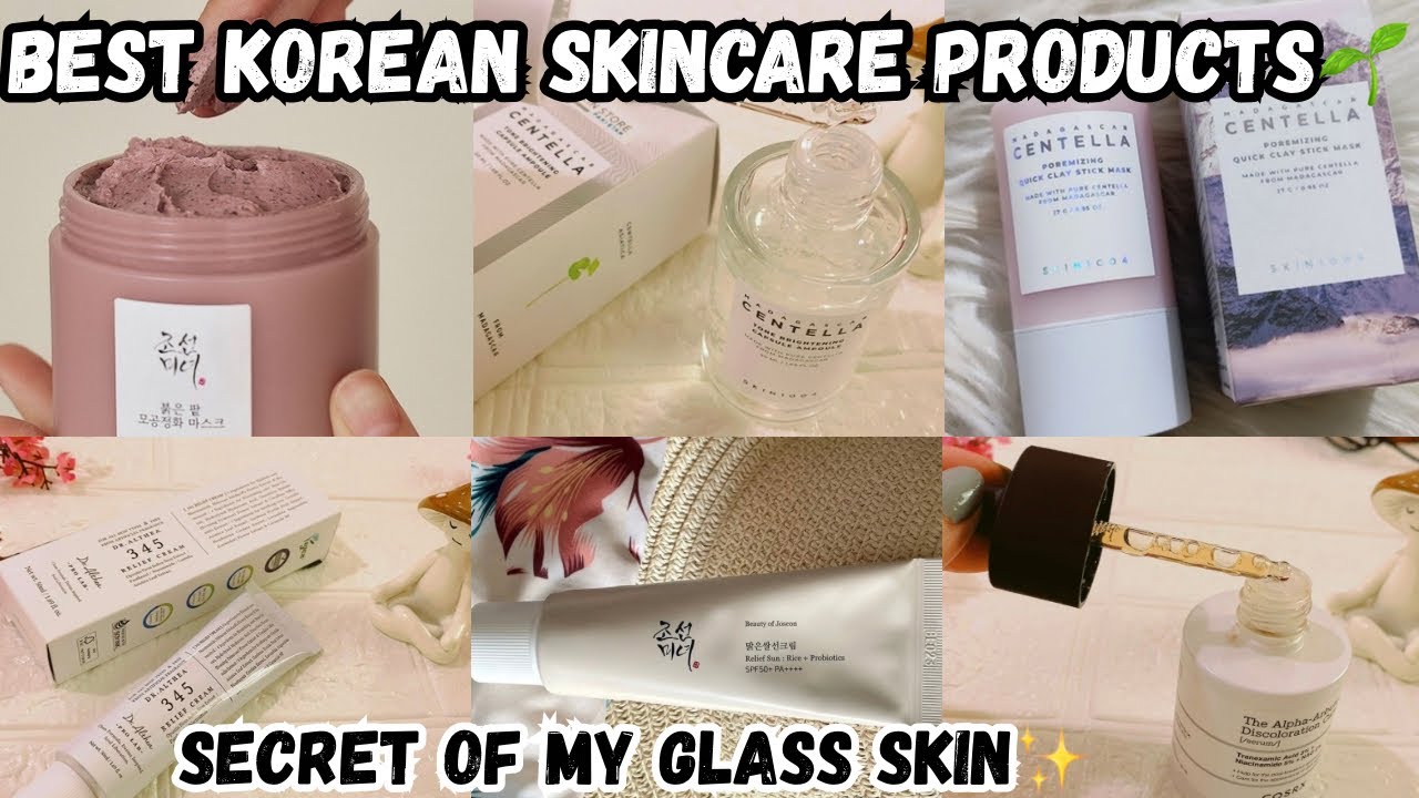 Korean Skincare Must-Haves | My Secret Glass Skin Routine & Product ...