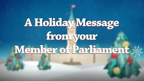 A Holiday Message from MP Julie Dzerowicz