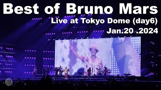 Best of Bruno Mars Live at Tokyo Dome @2024.01.20 (day 6)