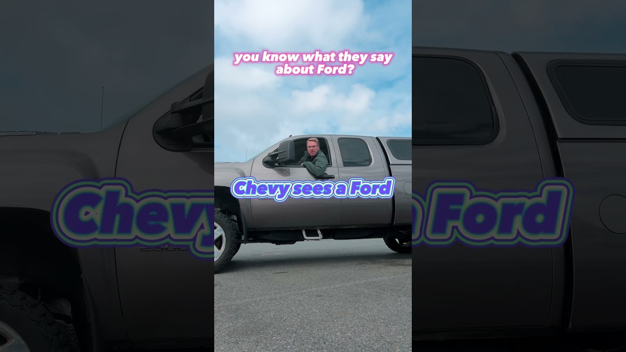 pick up owners when they see a different truck! 