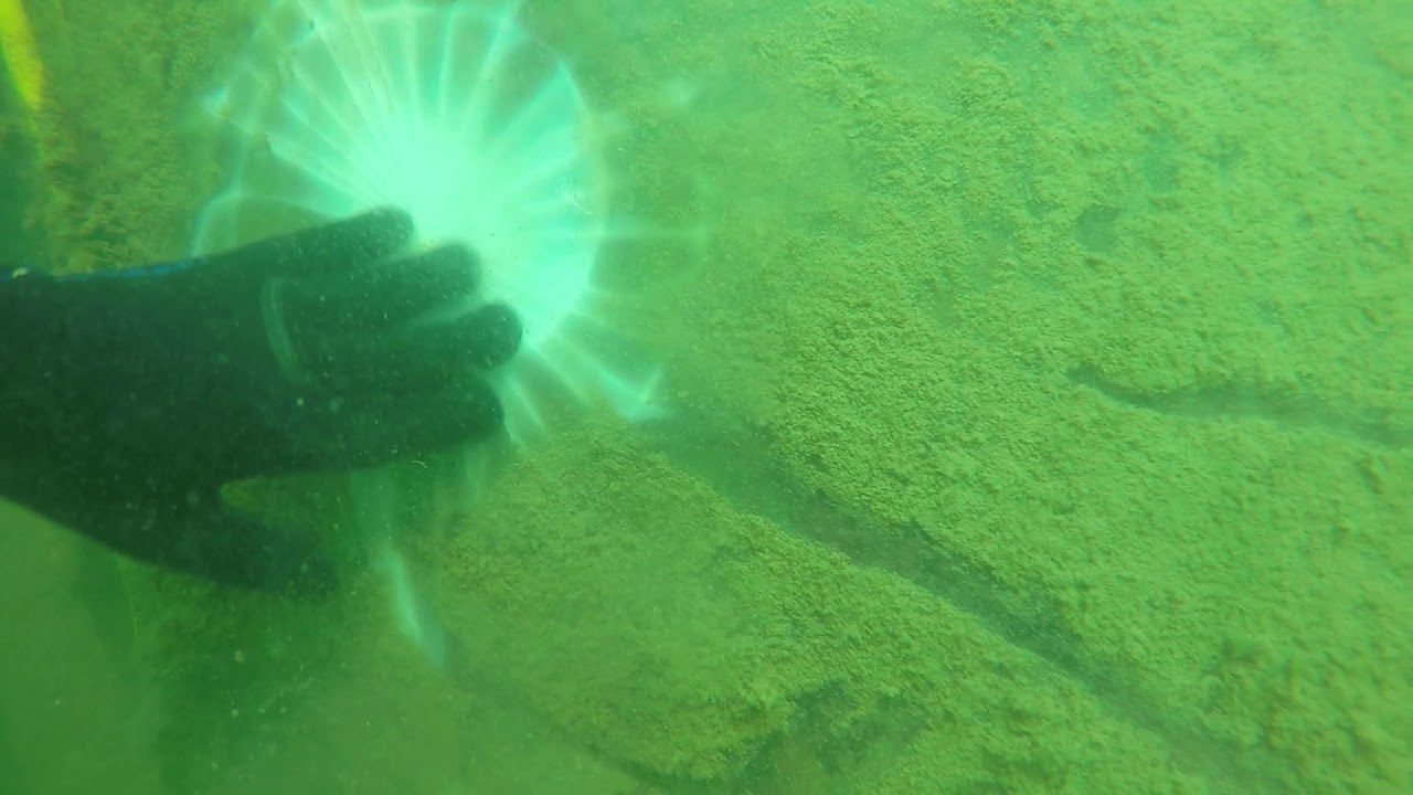 Sunken Helicopter at Blue Stone during a scuba dive