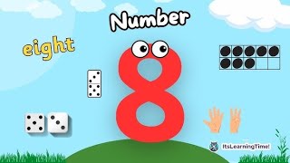Number 8 Formation | How to Write Number Eight | Preschool