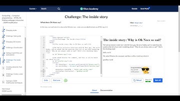 Challenge: The inside story Khan Academy| Day 21 of JS