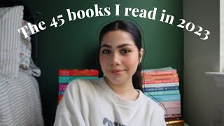 The 45 books I read in 2023!!