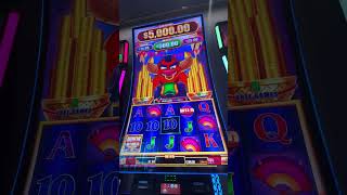 Free play bonus on raging bull. Went up on denom