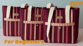 Daily Tote Bag DIY | Beginner Friendly Sewing Tutorial | Perfect for Gifts \& Selling
