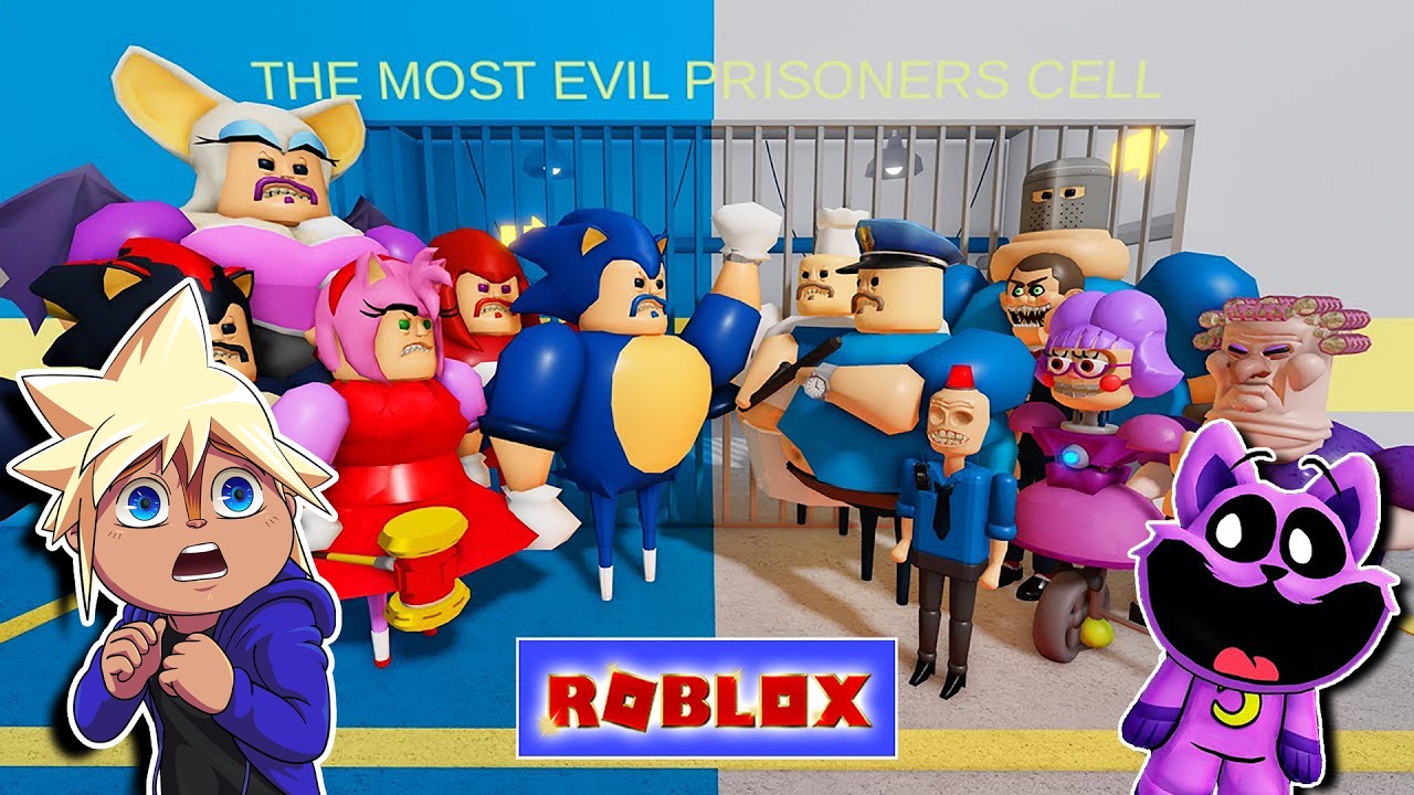 SONIC-BARRYS FAMILJ SLÅSS MOT BARRYS FAMILJ!!! | Roblox På Svenska