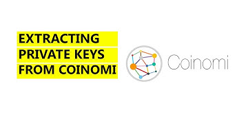 Extract Private Keys from Coinomi Wallet