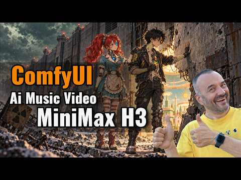 Complete AI Music Video Workflow in ComfyUI | MiniMax H3 + Suno