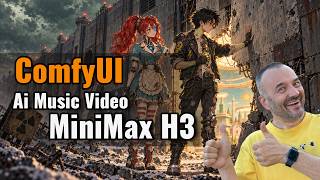 Complete AI Music Video Workflow in ComfyUI | MiniMax H3 + Suno thumbnail