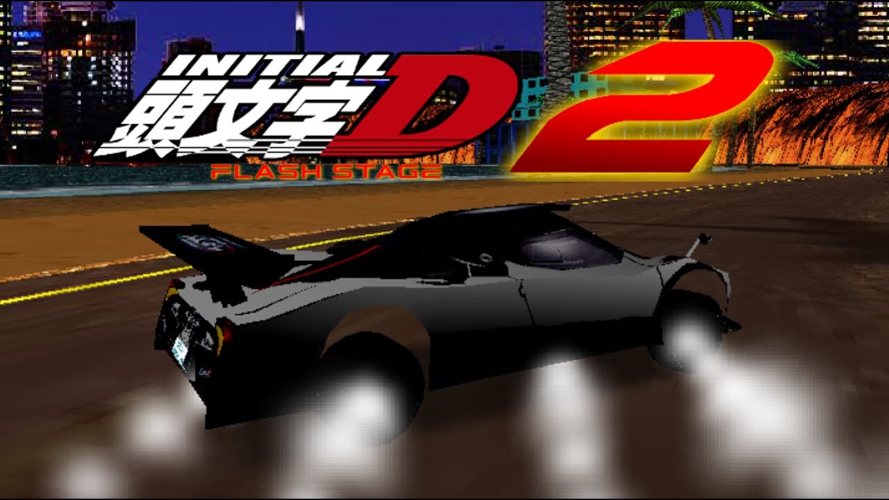 Initial D Flash Stage 2 2.5 Gameplay (Super Drift 4 MOD)