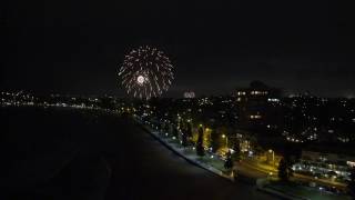 OSFT VLog | December 31st 2016 - Watching the 9pm fireworks in Manly and Sydney from the balcony