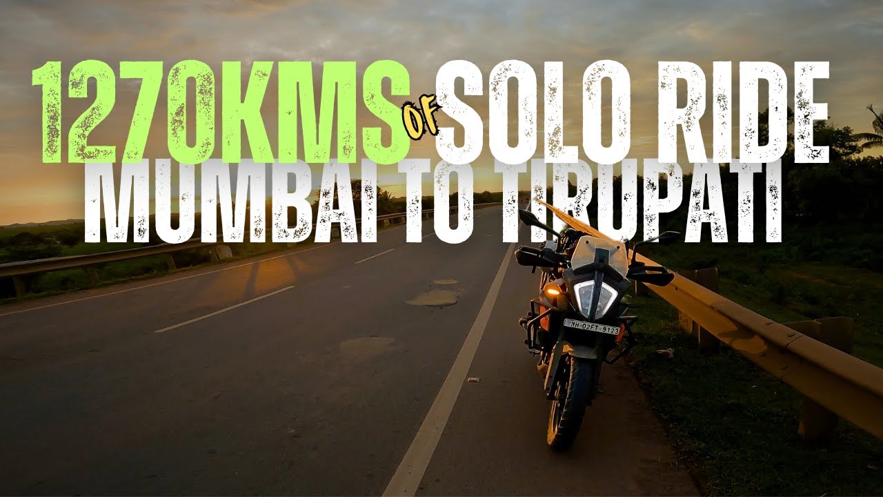 TIRUPATI BALAJI TEMPLE SOLO RIDE | MUMBAI TO TIRUPATI | PART 1 | KTM 390 ADVENTURE