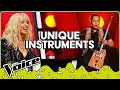 The most UNIQUE INSTRUMENTS in the Blind Auditions of The Voice | Top 10