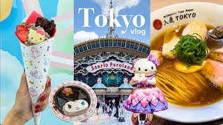 Tokyo vlog/Sanrio Puroland/theme park/thrift shop/Roppongi/Japanese food/ramen/cafe/koinobori