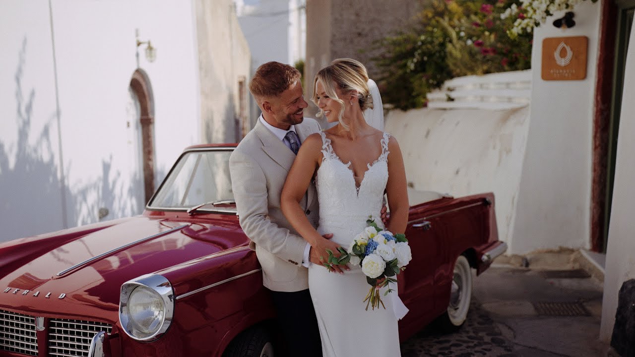 ELIZABETH & ADAM WEDDING AT SANTORINI GEM
