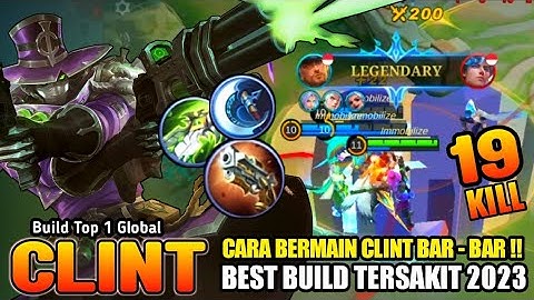 Clint Marksman Paling Di takuti - Clint Best Build 2023 - Clint Paling Sakit 2023 - MLBB