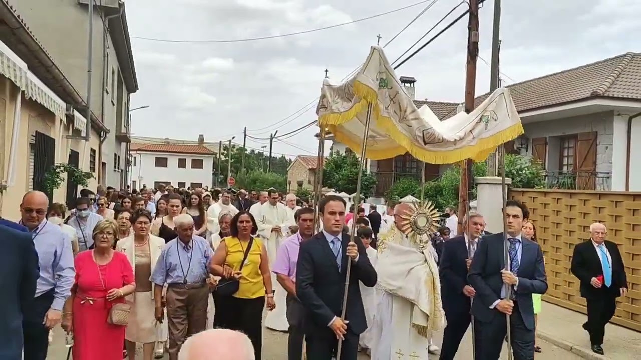 Procesión Corpus Christi en La Fuente de San Esteban (año 2022)