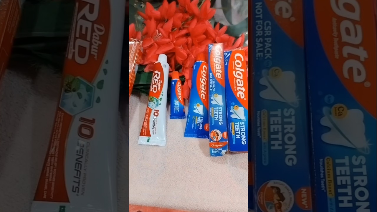 Colgate VS Red Toothpaste 