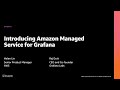 AWS re:Invent 2020: Introducing Amazon Managed Service for Grafana