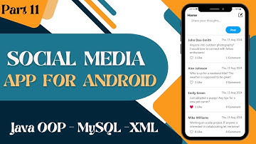 Social Media App for Android using Java and MySQL (Part 11)