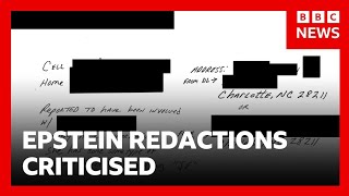 Jeffrey Epstein victims demand release ofall files |BBC News