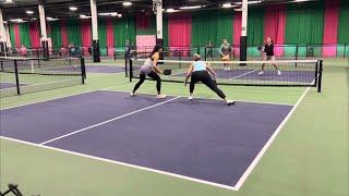 Women’s open division bracket game CT summer sendoff Pickleball tournament￼
