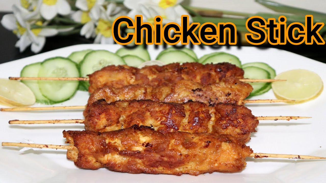 Chicken Stick recipe/Chicken Masala Stick YouTube