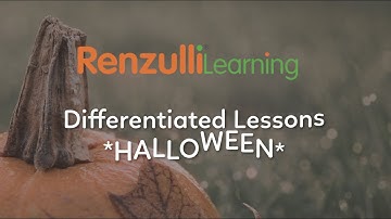 Differentiated Lessons with a Little Halloween Fun!