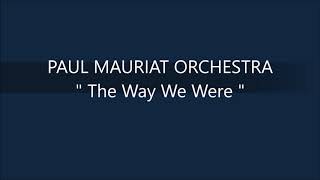 PAUL MAURIAT   The Way We Were Resimi