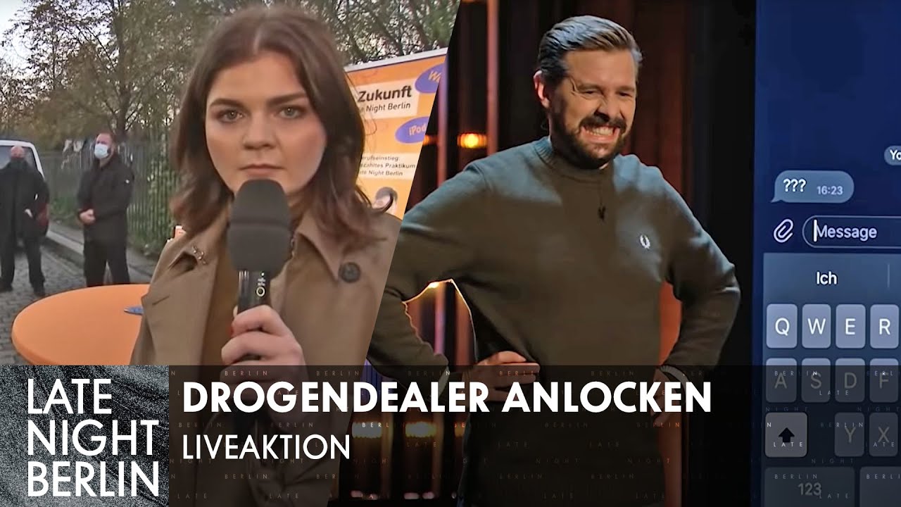 Liveaktion: Online Drogen bestellen! Verblüffendes aus Berlin | Late Night Berlin | ProSieben