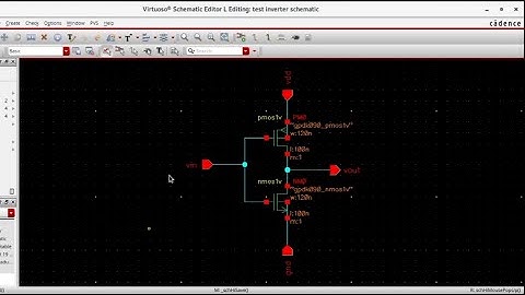Creating an Inverter Schematic in Cadence Virtuoso on CentOS 7 Linux | Step-by-Step Tutorial | AMU