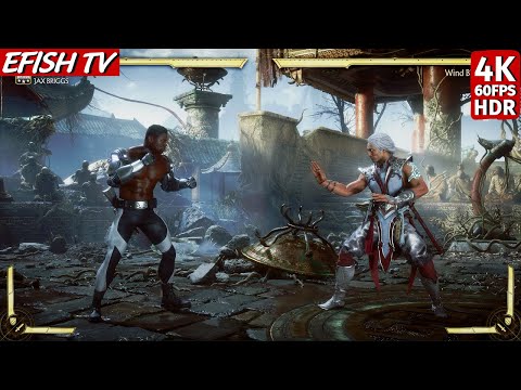 Jax Briggs vs Fujin (Hardest AI) - Mortal Kombat 11 | 4K 60FPS HDR