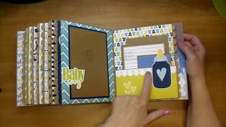 Another baby boy album flip-thru!