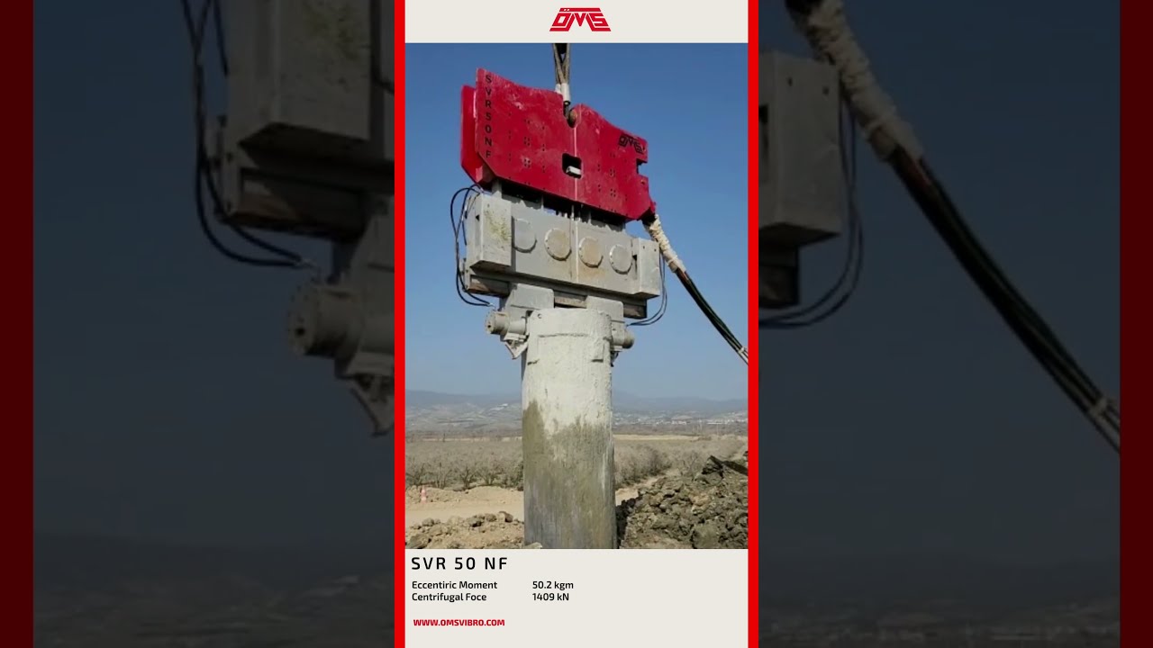 Vibratory Tube Pile Driver OMS 50 NF