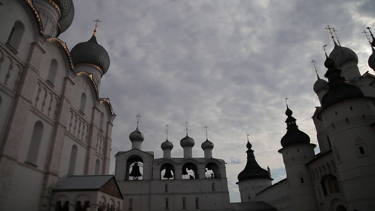 Вербное воскресенье Звонница Ростовского кремля - YouTube
