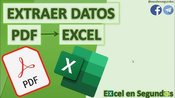 Como extraer datos desde PDF a EXCEL (Solo para Office 365) - Tutorial